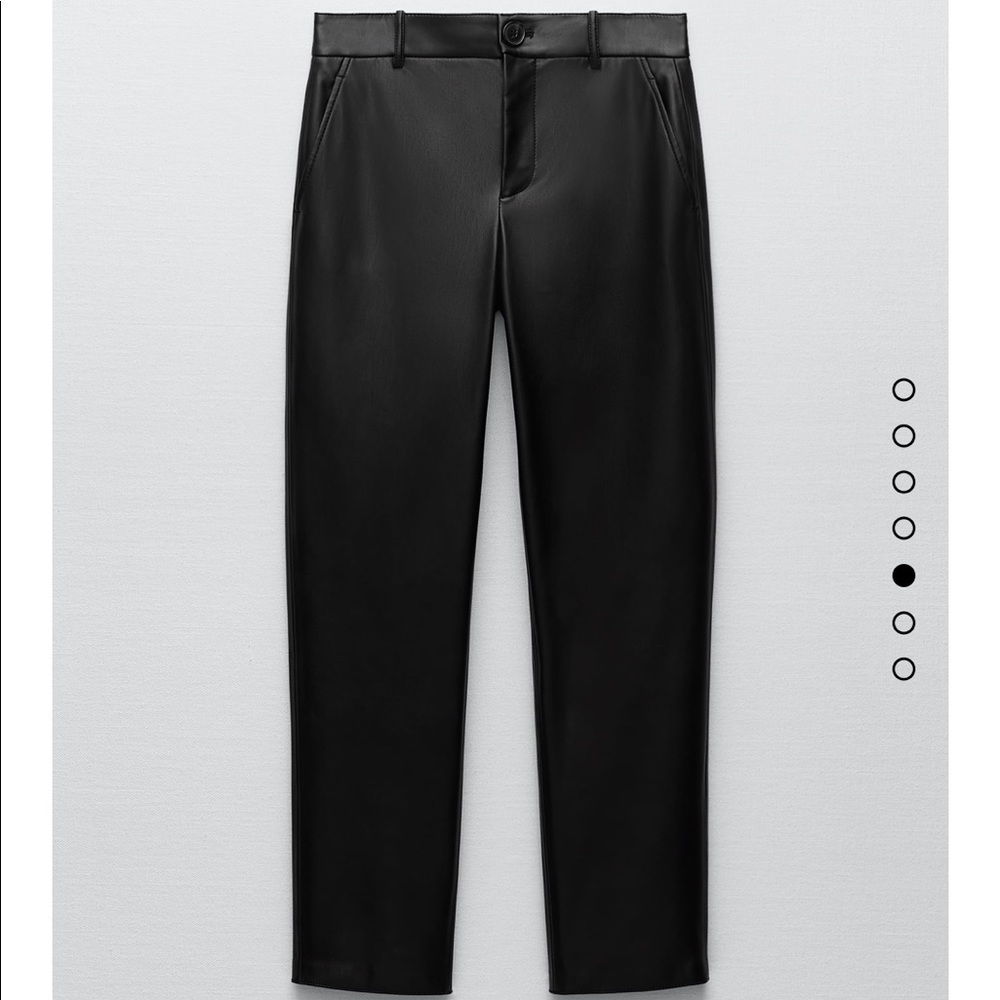 Zara Faux Leather Pants